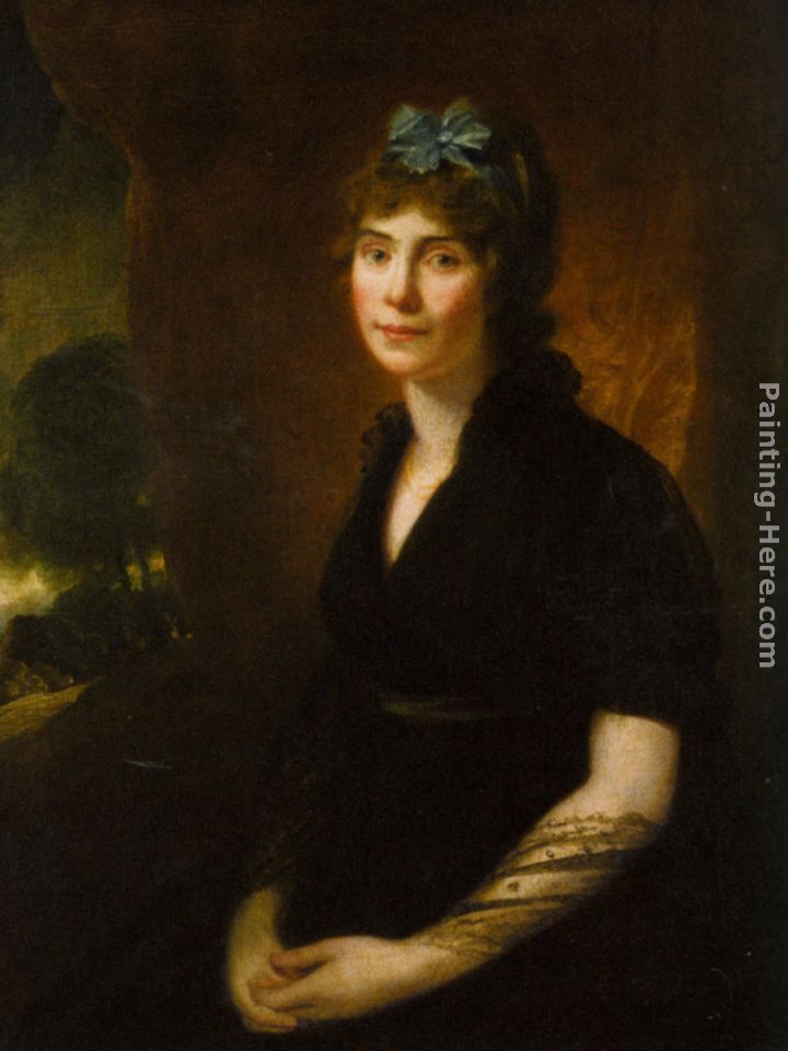 Portrait of a Lady painting - John Hoppner Portrait of a Lady art painting